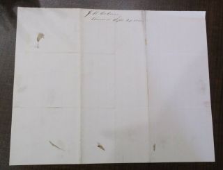 Civil War Letter from Col.  John W.  Osborne 31st Regiment Indiana Infantry 2