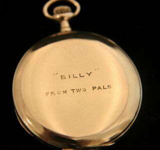 Rare vintage 1930 ' s ultra slim open face men ' s gold pocket watch,  running well 7