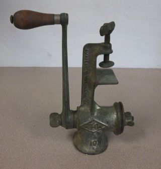 Antique Cast Shapleigh Hardware 61 Meat Grinder St.  Louis,  Usa