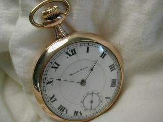 VINTAGE SOUTH BEND 16s O/F POCKET WATCH 17 - JEWEL No.  211 EXTRA COND RUNNING 6