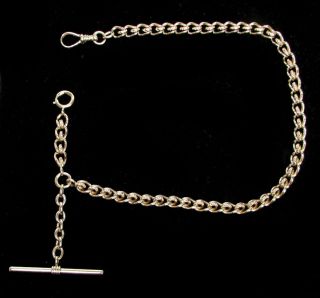 Antique 10k Solid Rose Gold Pocket 14 " Watch Chain