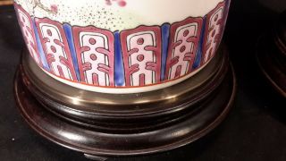 Set of antique handpainted chinese lamps (mbl166) 7