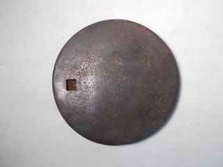 Antique Cast Iron Wood Stove,  Cover Lid Marked Atlantic On Back.