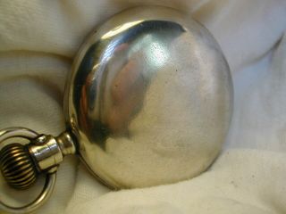 VINTAGE SOUTH BEND 16s O/F POCKET WATCH 17 - JEWEL No.  203 COND RUNNING 3