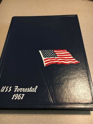 Uss Forrestal Cva - 59 Reprinted Cruise Book With 8 Additional Pages