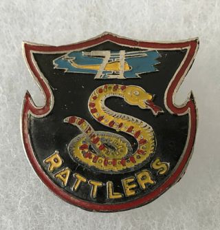 Vietnam War 71st Ahc Rattlers Aviation Beer Can Di Insignia