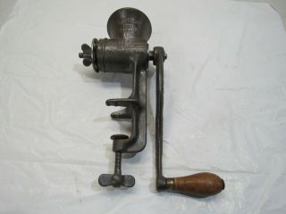 Antique Universal Food Chopper No 2 1899 Cast Iron Meat Grinder Vintage