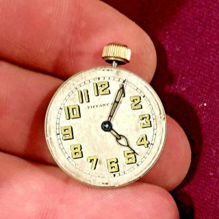 Antique Tiffany And Company York Pocket Watch Movement