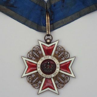 Romania Medal Order of the Crown 2nd class with case 6