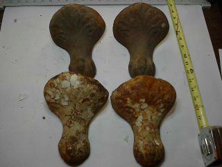 4 Antique Claw Foot Bathtub Tub Feet Cast Iron