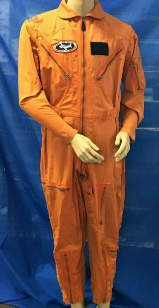 1962 Civil Air Patrol Emergency Services K2b Flying Coveralls Orange Flight Suit