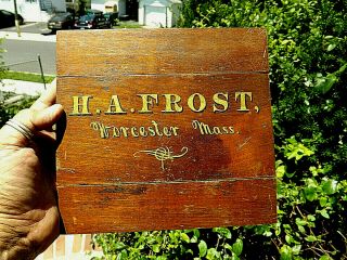 RARE 1855 PATENT MODEL FOR DROP LEAF TABLE H A FROST WORCESTER MASSACHUSSETTS 2