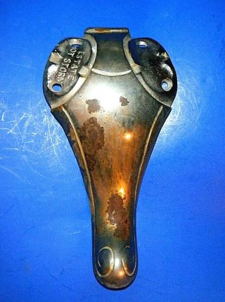 Antique Nickel Plated Leg / Foot For " Estate Hot Storm " Stove