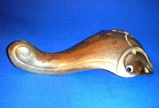Antique Nickel Plated Leg / Foot for 