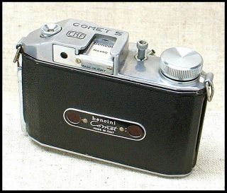 Classic 1950 ' s COMET S aluminum snapshot camera from Bencini of Italy 2