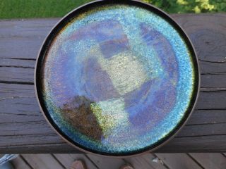 VINTAGE ENGO OF NORWAY APPEALING ENAMEL ON BRONZE BOWL 2