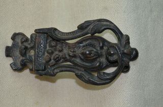 Vintage " Cast Iron " Door Knocker Antique Found In Lancaster,  Pa Barn