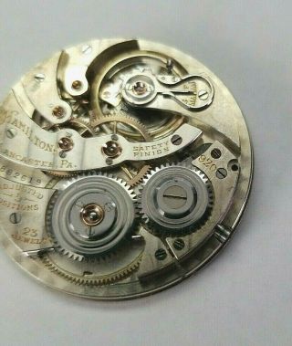 Hamilton 920 Pocket Watch Movement.  23 jewels. 3