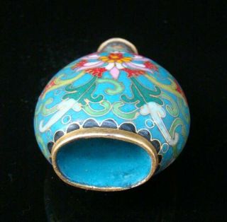 Collectibles 100 Handmade Painting Brass Cloisonne Enamel Snuff Bottles 038 8