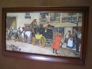 Vintage Print On The Road To Dingley Dell By Ludovici