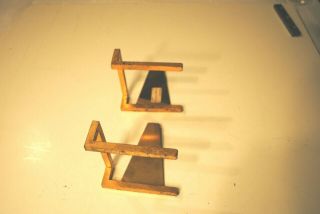 Vintage Mcm Rare Signed C.  Jere 1977 Brass Bookends