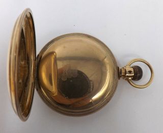 1889 Waltham Grade A.  T.  & Co.  Model 1883 18s 15j Gold Plated Pocket Watch L57 7