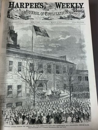 Harper’s Weekly Vol.  5 1861 Full Year Volume Civil War 8