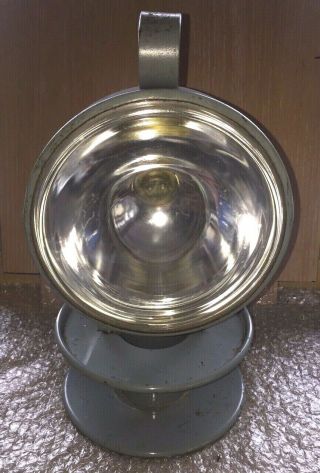 Vintage Industrial Lamp Worklight Light Reel Made By 