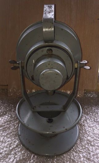 Vintage Industrial Lamp Worklight Light Reel made by ' REAL ' 2