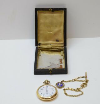 Antique 16s E Howard 23j 23 Jewel Series 0 Gold Filled Pocket Watch