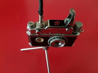 Vintage KKW Camera Cigarette Lighter with Tripod & Compass 3