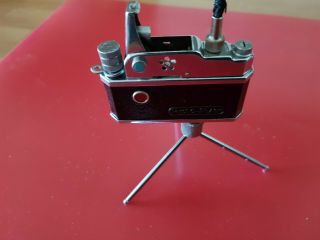 Vintage KKW Camera Cigarette Lighter with Tripod & Compass 4