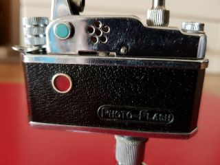 Vintage KKW Camera Cigarette Lighter with Tripod & Compass 5