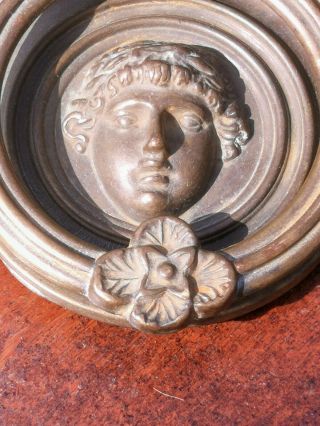 Antique Bronze (Lost Wax Casting) Roman emperor Door Knocker top quality 5