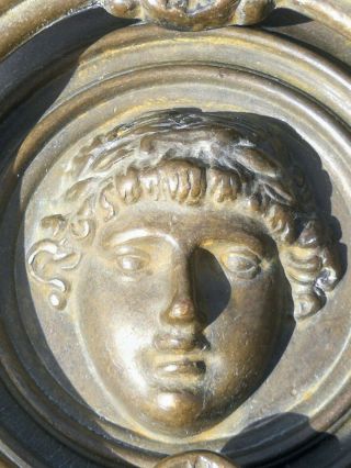 Antique Bronze (Lost Wax Casting) Roman emperor Door Knocker top quality 7