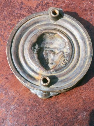 Antique Bronze (Lost Wax Casting) Roman emperor Door Knocker top quality 8