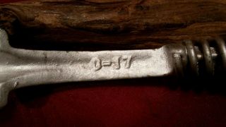 Vintage NOS Cast Iron LEHIGH WOOD STOVE LID LIFTER - - Coil Spring Handle 5