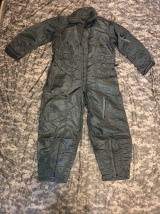 Us Air Force Cwu - 1/p Flying Suit Coverall Sz X Large Long,  Unissued,  Vietnam Era