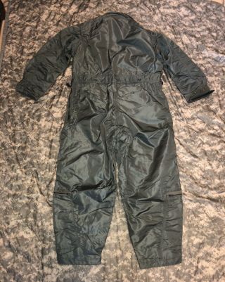 US Air Force CWU - 1/P FLYING SUIT COVERALL sz X Large Long,  Unissued,  Vietnam Era 6