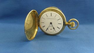 Antique 18 K Gold Swiss Pocket Watch From Continental Watch Company