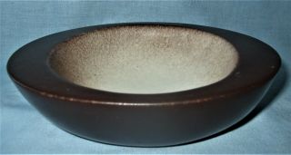 Mcm Howard Pierce California Rare Ceramic Stoneware Two - Toned Bowl Signed