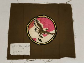 Wwii 718th Bombardment 449th Group A - 2 Flight Jacket Patch Embroidered B - 24 Mia