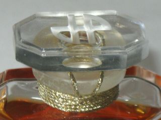 Vintage Jean Patou Joy Perfume Bottle 1/2 OZ Baccarat 3/4 Full 2 5