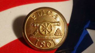Non Dug Pmca Rhode Island Artillery Civil War Coat Button