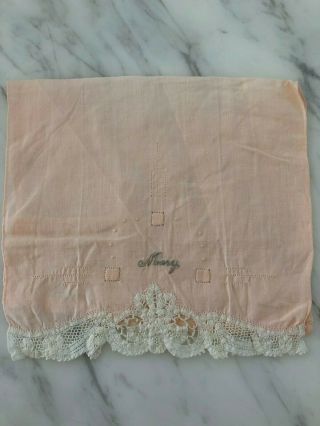 Personalized Hollywood Actress Mary Carlisle Vintage Pink Napkin 3