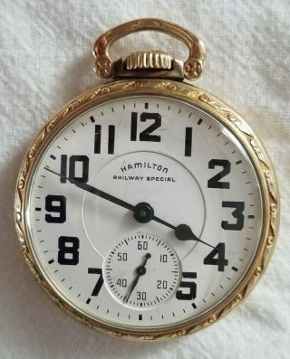 1949 Hamilton Railway Special Pocket Watch 992b Model 11