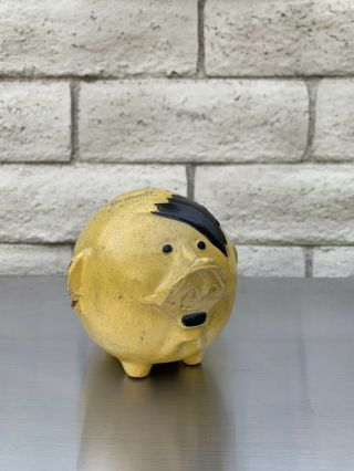 Rare WWII Hitler Composition World War Bond Savings Piggy Bank with 