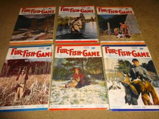 Fur Fish Game Magazines July - December 1946