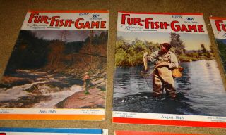 Fur FIsh Game Magazines July - December 1946 2
