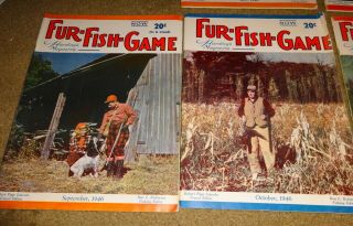Fur FIsh Game Magazines July - December 1946 3